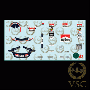 PROST , Alain - McLaren 1984 - Calca N°1