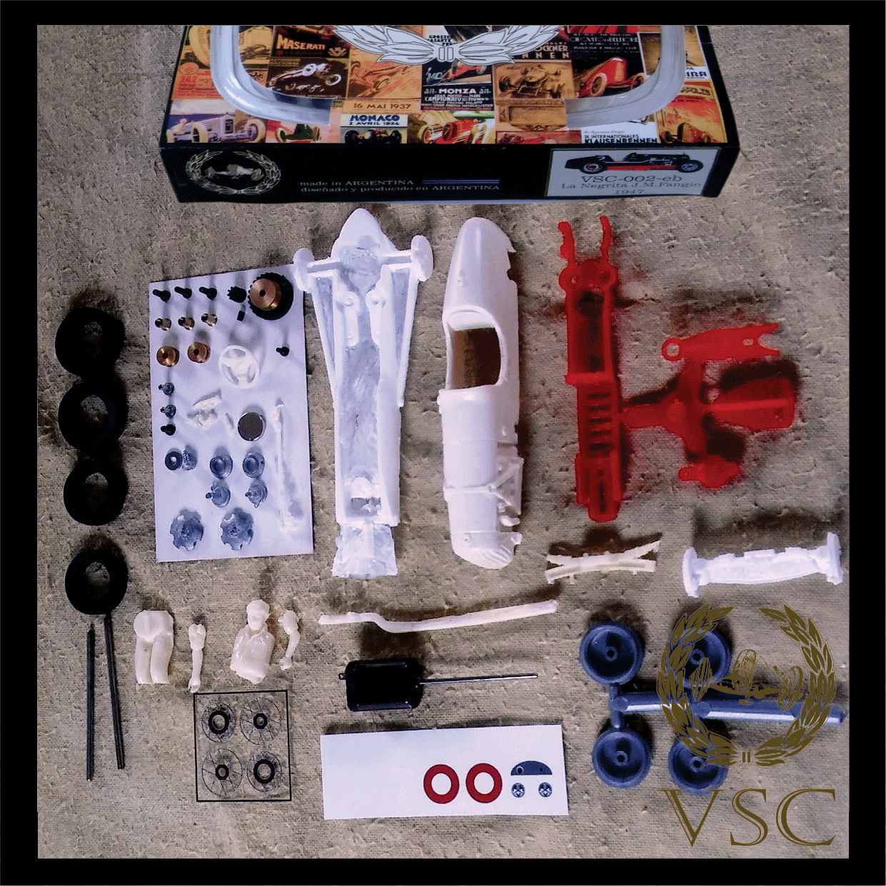 VSC-002 kit-E La Negrita Juan M. Fangio 1947 - Imagen 3