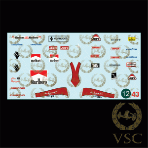 REGAZZONI , Clay - Williams 1979 - Calca N°12