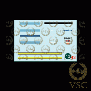 BRABHAM , Jack -Cooper 1959 - Calca N°13