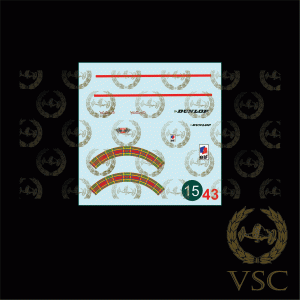 STEWART , Jackie - Matra 1969 - Calca N°15