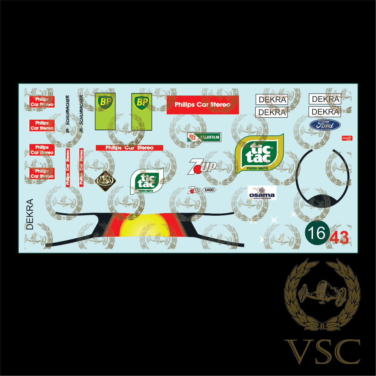 SCHUMACHER , Michael - Jordan 1991 - Calca N°16