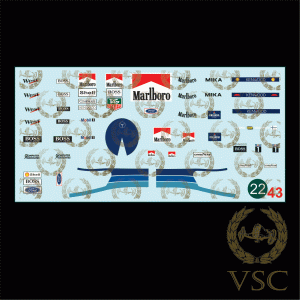 HAKKINEN , Mika - McLaren 1993/94 - Calca N°22