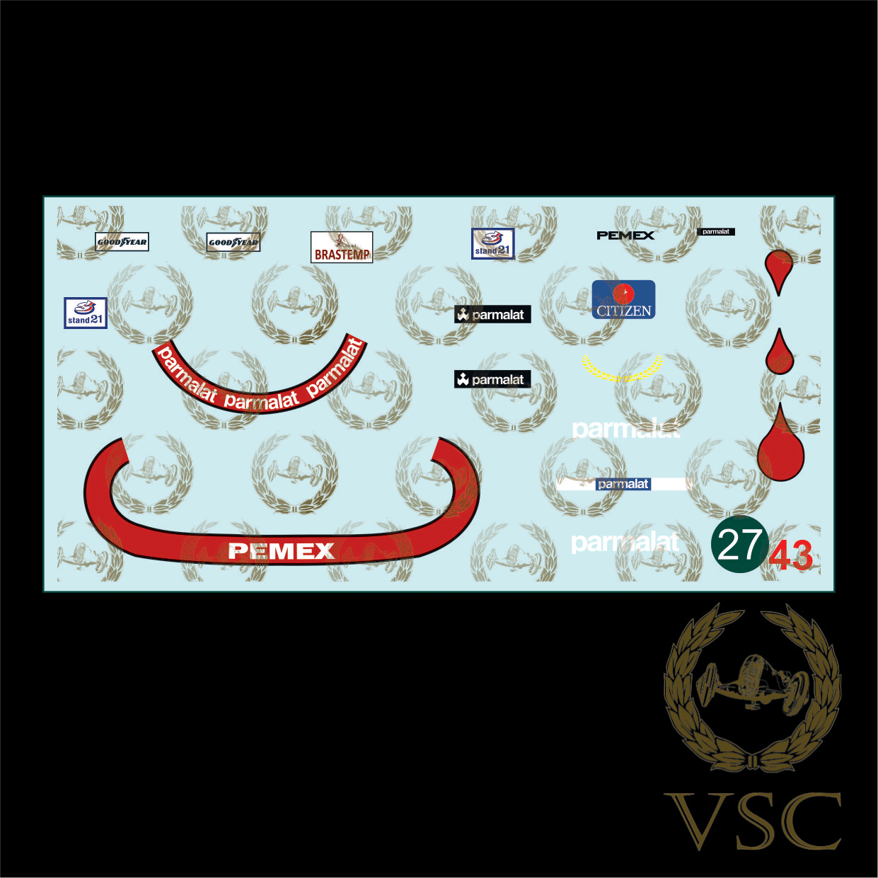 PIQUET , Nelson - Brabham 1981 - Calca N°27