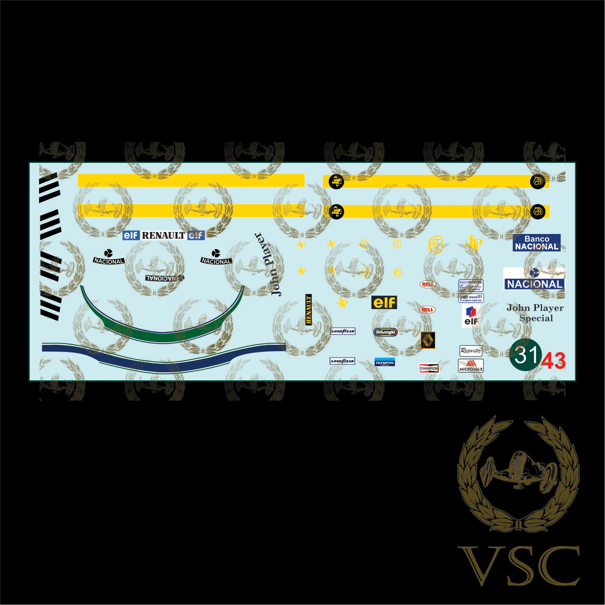 SENNA , Ayrton - Lotus Rally Classic 1985/86 - Calca N°31