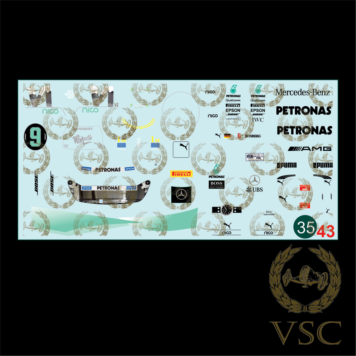 ROSBERG , Nico - Mercedes 2016 - Calca N°35