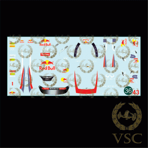 VETTEL , Sebastian - Red Bull 2013 - Calca N°36