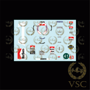 LAUDA , Niki - McLaren 1985 - Calca N°41