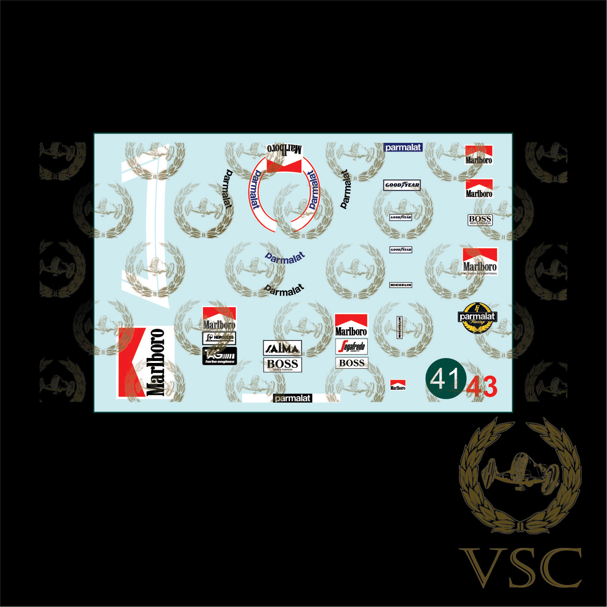 LAUDA , Niki - McLaren 1985 - Calca N°41