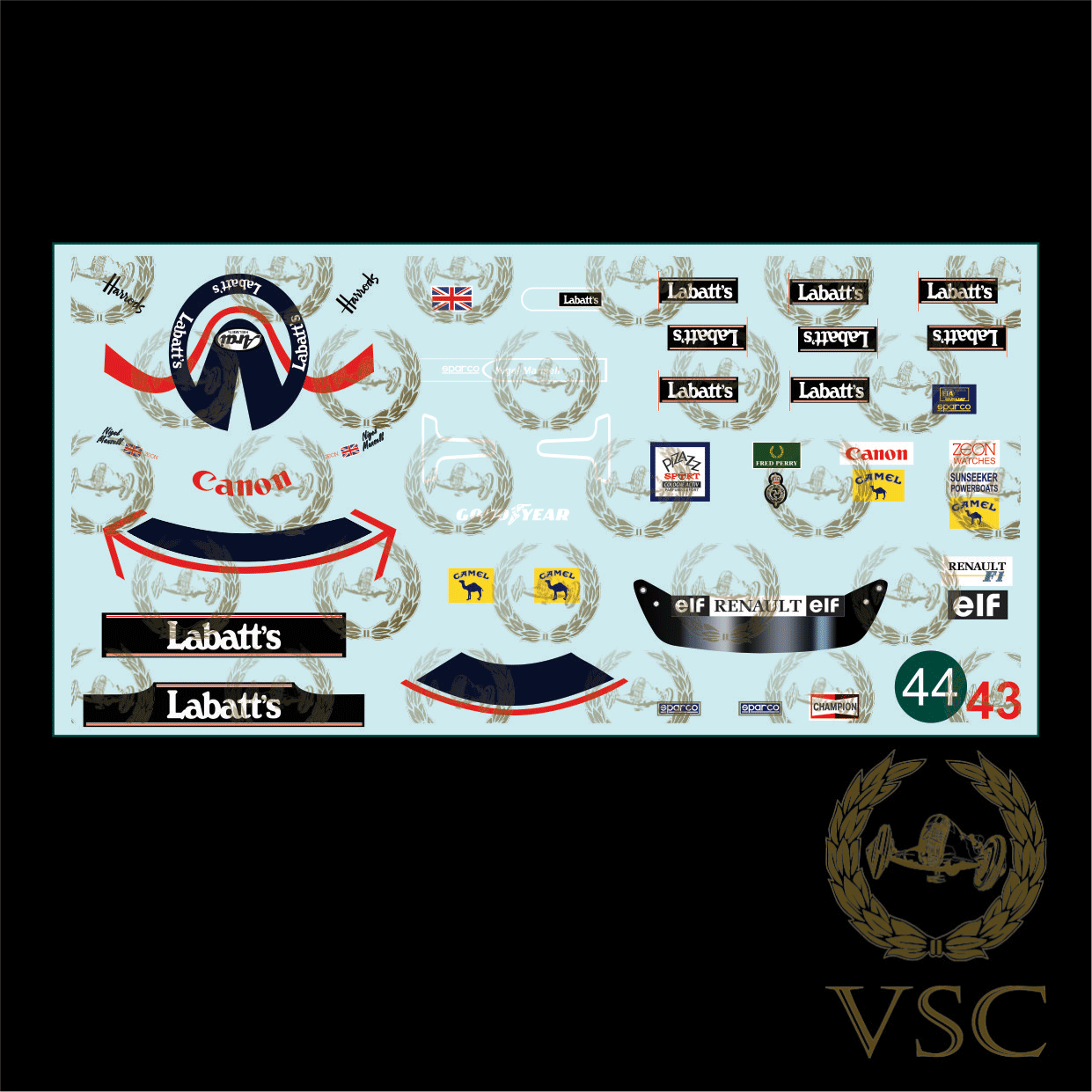 MANSELL , Nigel - Williams 1992 - Calca N°44