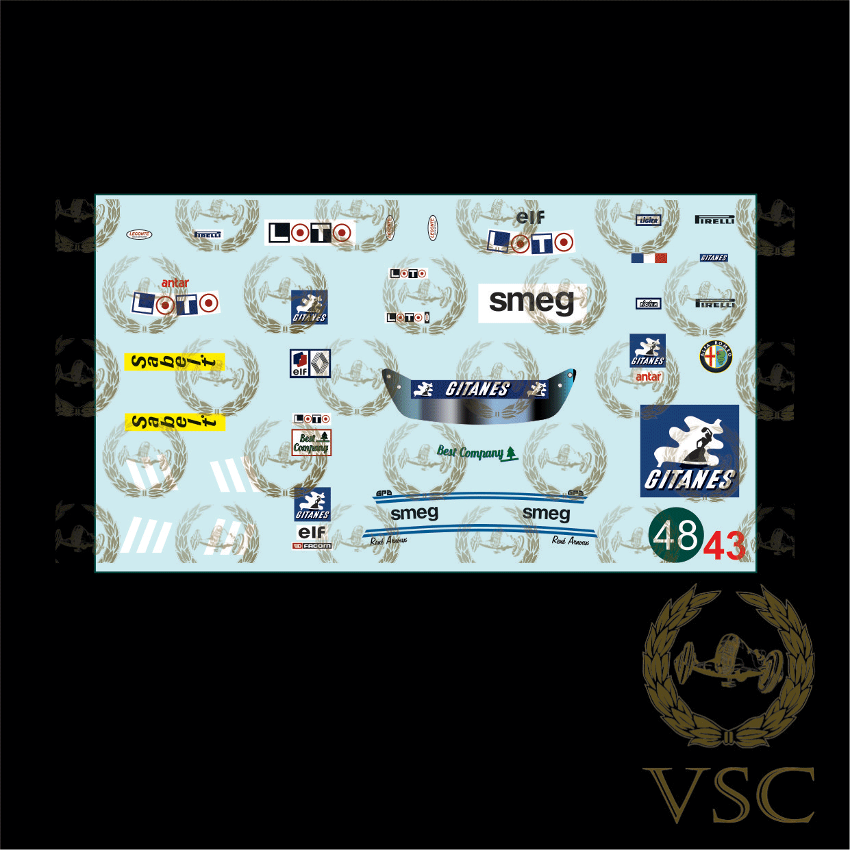 ARNOUX , René - Ligier 1986 - Calca N°48