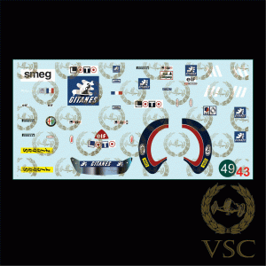 ALLIOT , Phillipe - Ligier 1986 - Calca N°49