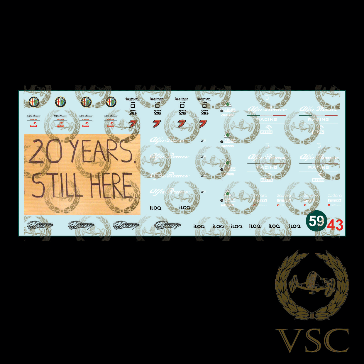 PIT BOX CREW Alfa Romeo 2021 - Calca N°59