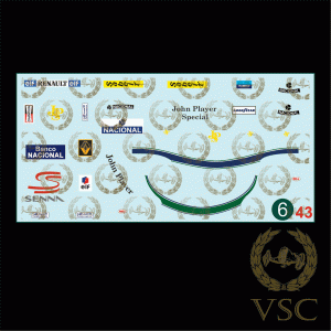 SENNA , Ayrton - Lotus 1985 - Calca N°6