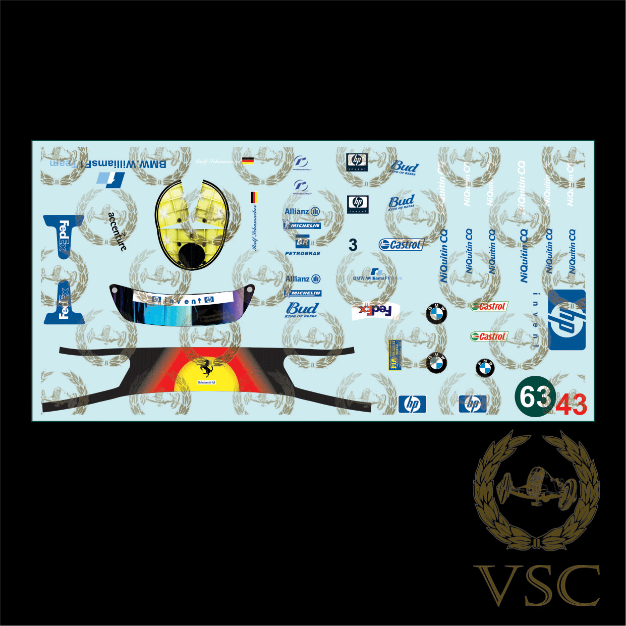 SCHUMACHER , Ralf - Williams 2004 - Calca N°63