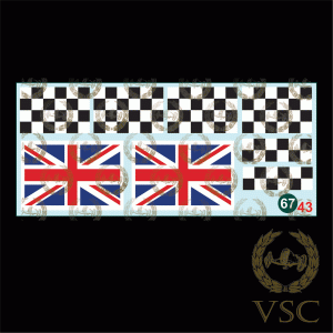 ENGLAND + FINISH Flag - Calca N°67
