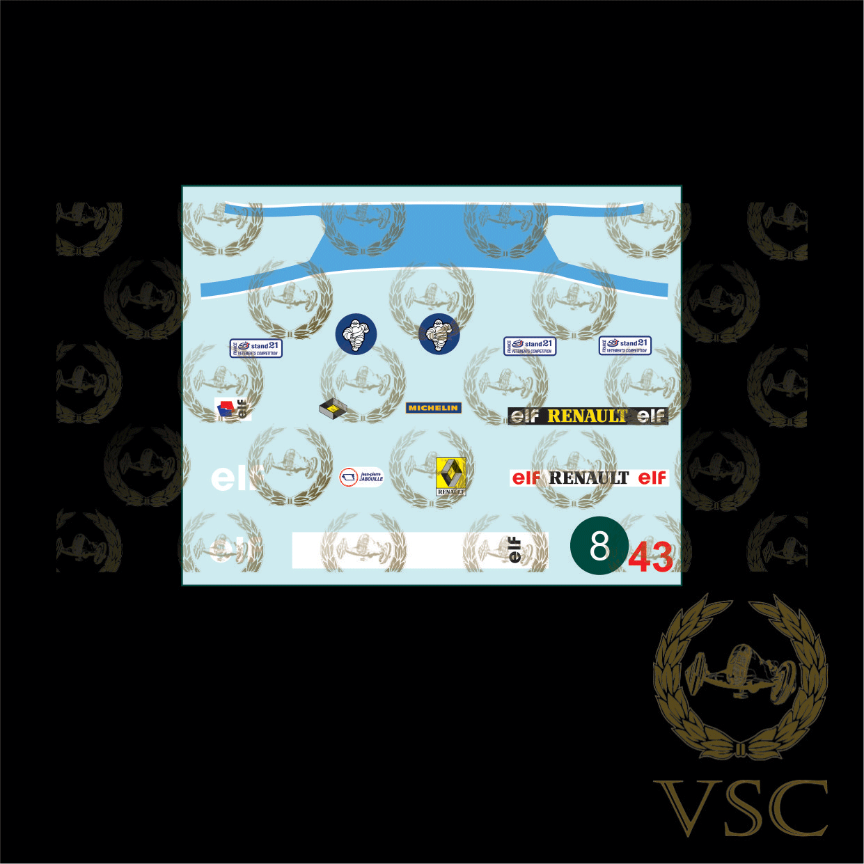 JABOUILLE , Jean P. - Renault 1979 - Calca N°8