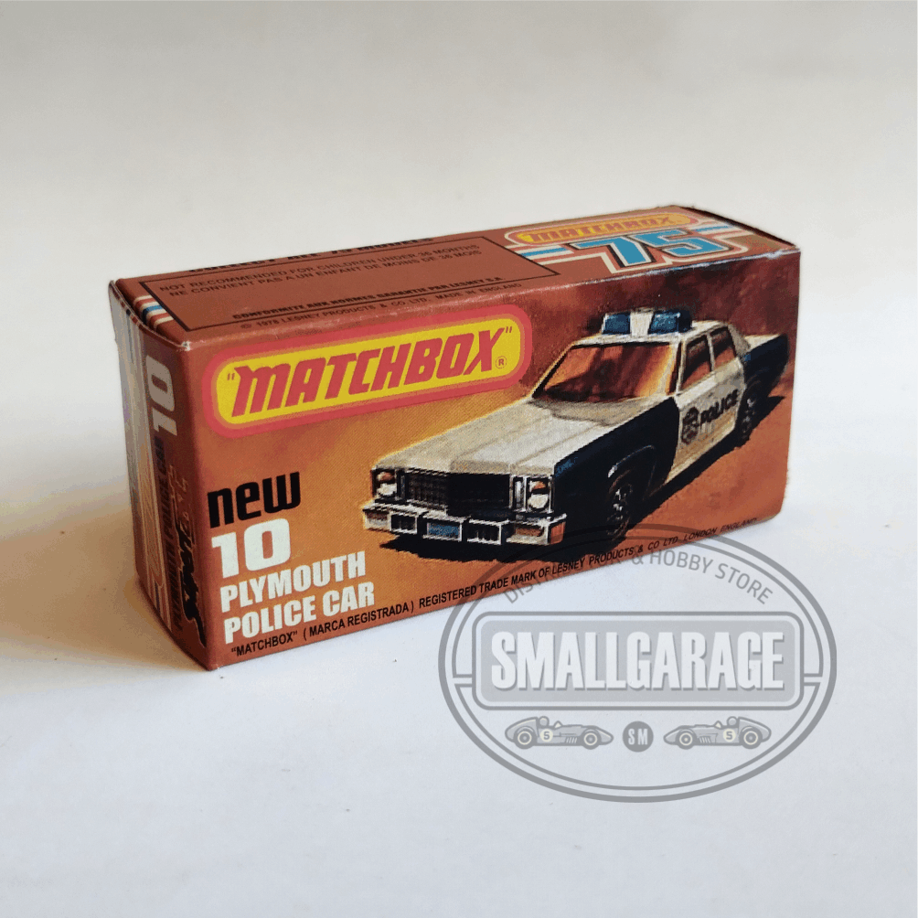 N°10 POLICE PLYMOUTH CAR - CAJA REPRO Tipo L
