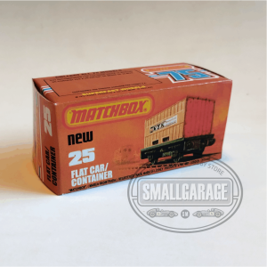 N°25b FLAT CAR CONTAINER - CAJA REPRO Tipo L