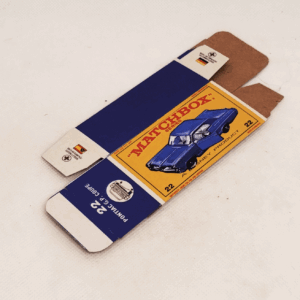N°22a PONTIAC GP COUPE azul - CAJA REPRO Tipo E