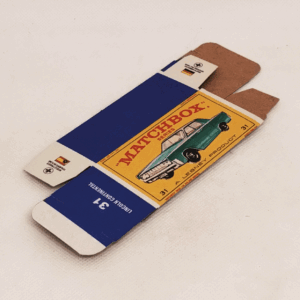 N°31c LINCOLN CONTINENTAL turquesa - CAJA REPRO Tipo E