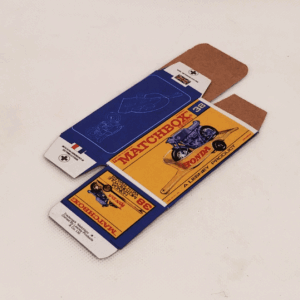 N°38a MOTO CON TRAILER ( azul ) - CAJA REPRO Tipo F