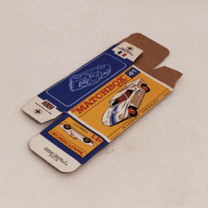 N°41a FORD GT 40 Ruedas amarillas - CAJA REPRO Tipo F