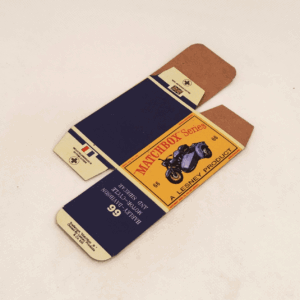 N°66b HARLEY DAVIDSON & SIDECAR azul - CAJA REPRO Tipo D
