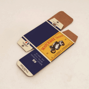 N°66d HARLEY DAVIDSON & SIDECAR celeste - CAJA REPRO Tipo D