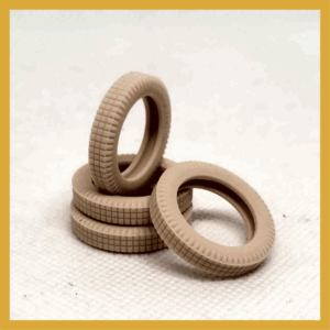 VSC-TW1200 - 4 cubiertas DUNLOP RACING - blanca